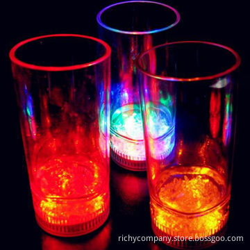 Shot glass with LED light